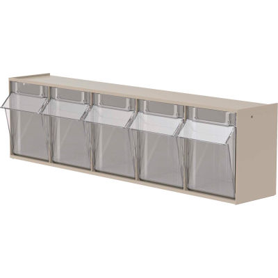 5 bacs Akro-Mils TiltView™ 06705 - 23-5/8 po l x 5-3/8 po P x 6-1/2 po H