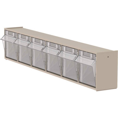 6 bacs Akro-Mils TiltView™ 06706 - 23-5/8 po l x 3-3/4 po P x 4-1/2 po H