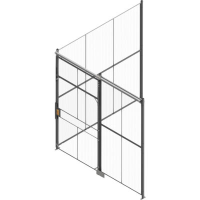 RapidWire™ soudé fil 2 Cage face w/5' No porte coulissante plafond 10' 6 "x 10' 4" x 10 5-1 / 4 "H