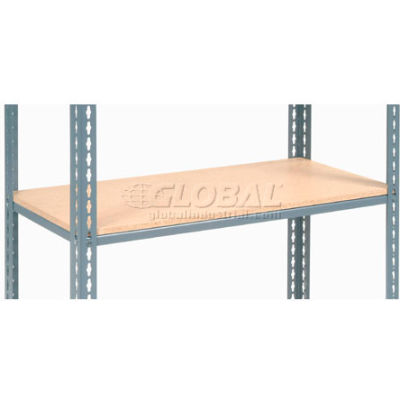 Global Industrial™ Additional Shelf Level Boltless Wood Deck 36"W x 24"D - Gray
