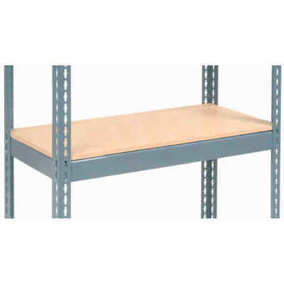 Global Industrial™ Additional Shelf Level Boltless Wood Deck 36"W x 24"D - Gray