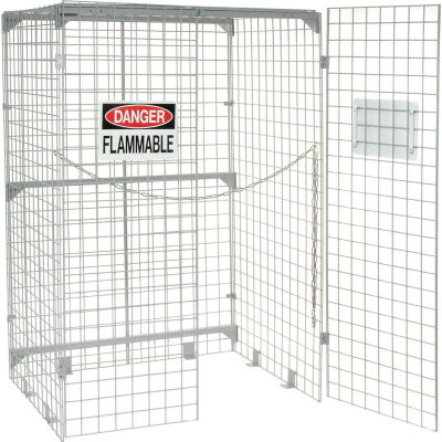 Global Industrial™ Vertical 20 Cylinder Storage Cabinet, Manual Close