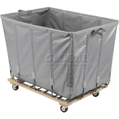 Dandux Vinyl Basket Bulk Truck 400720G06A-3S 6 Bushel - Gray