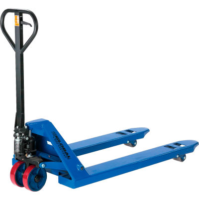 Global Industrial™ Premium Low-Profile Pallet Jack Truck 4500 Lb. Capacity - 27 x 48 Forks