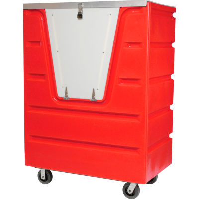 Dandux Red Hopper Front Security Bulk Truck 51-2560SR 58 Cu. Ft.