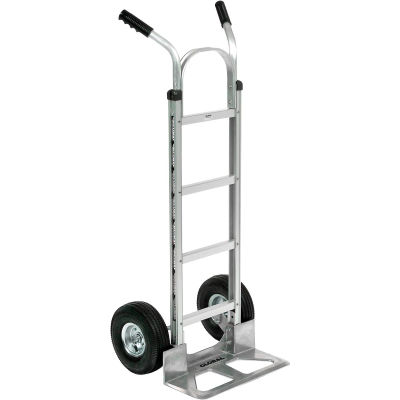 Global Industrial™ Aluminum Hand Truck - Double Handle - Pneumatic Wheels