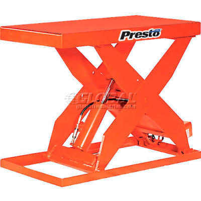 PrestoLifts™ HD Scissor Lift Table XL36-60H 48x24 Hand Operated 6000 Lb.