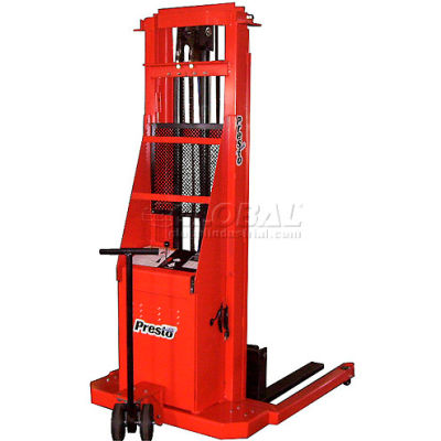 PrestoLifts™ Battery Power Straddle Stacker PS286-50 Fixed Legs 2000 Lb.