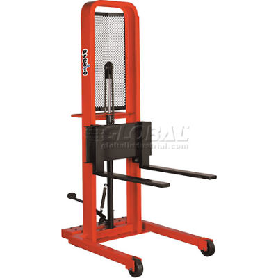 PrestoLifts™ Hydraulic Stacker Lift Truck M478 1000 Lb. with Adj. Forks