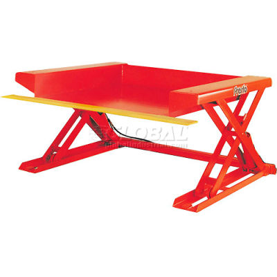 PrestoLifts™ Floor Level Powered Lift Table XZ50-40H Hand Control 4000 Lb.