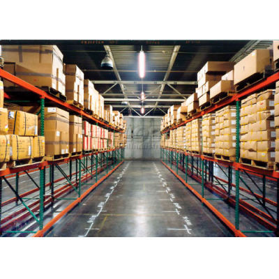 Husky Rack & Wire Teardrop Pallet Rack Starter - No Deck - 96"W x 36"D x 144"H