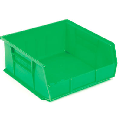 Akro-Mils AkroBin® Plastic Stacking Bin 30255 - 16-1/2"W x 10-7/8"D x 5"H, Green - Pkg Qty 6