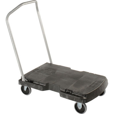 Rubbermaid® FG440100BLA Triple® Trolley 3-In-1 Platform Truck 500 Lb. Cap.