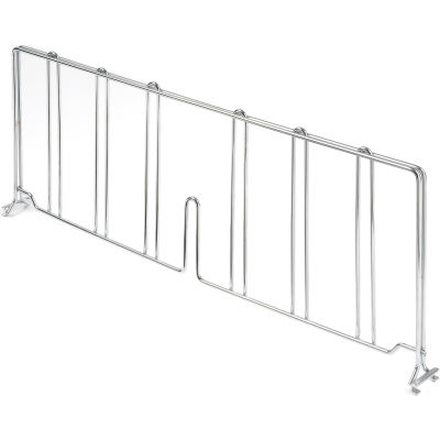 Nexel® Chrome Divider, 24"P x 8"H