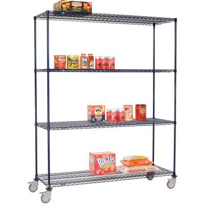 Nexelon® Wire Shelf Truck, 1200 lb. Capacity, 60"L x 24"W x 92"H