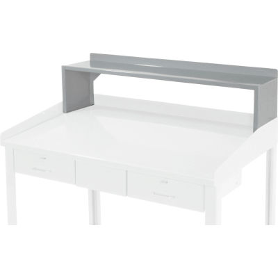 Global Industrial Steel Riser Shelf, 48"W x 9"D, Gray