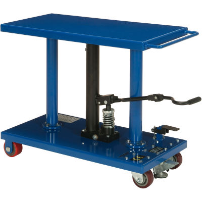 Global Industrial™ Work Positioning Post Lift Table Foot Control 1000 Lb. Cap. Plate-forme 36x18