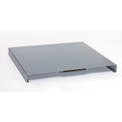 Global Industrial Die Rack Shelf, 72"W x 24"D x 2"H, Gray