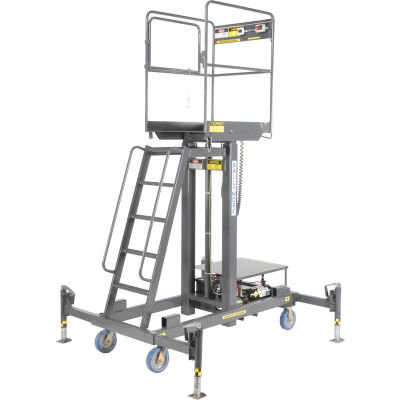 Une seule personne lever 20 "L x 28 » W plateforme - Lift de pompe hydraulique à main