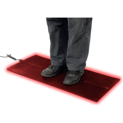 Cozy Products Foot Warmer Heated Floor Mat 1/4" Thick 3' x 2' Black