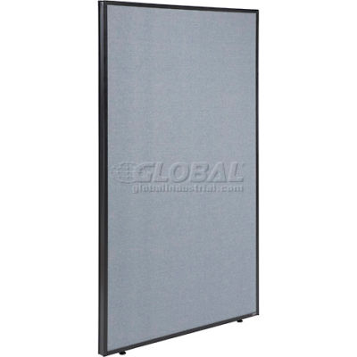 Interion® Office Partition Panel, 36-1/4"W x 60"H, Blue