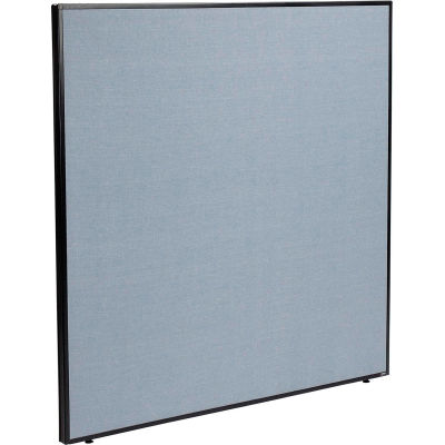 Interion® Bureau cloison panneau, 60-1/4" W x 60" H, bleu