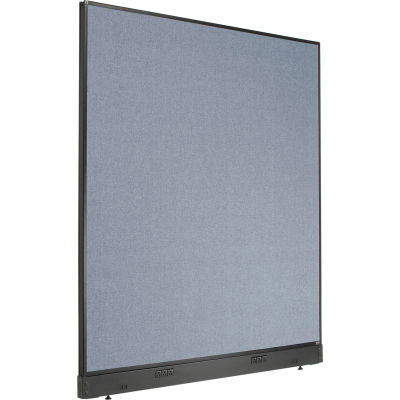 Interion® Electric Office Partition Panel, 60-1/4"W x 64"H, Blue