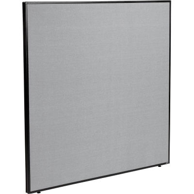 Interion® Bureau cloison panneau, 60-1/4" W x 60" H, gris