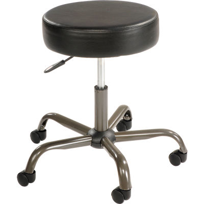 Interion® Antimicrobien Vinyl Medical Stool, Noir