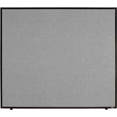 Interion® Bureau cloison panneau, 48-1/4" W x 42" H, gris