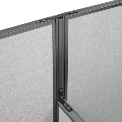 Interion® High Low Three Way Kit For Two 64" High Panel