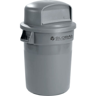 Dome Top Lid Molded Plastic 32 Gallon Trash - Park Tables