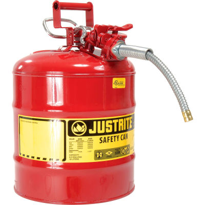 Justrite® sécurité de Type II peuvent - Gallon 5 avec 5/8" tuyau, 7250120