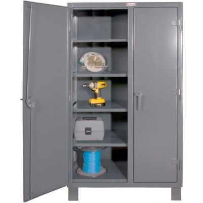 Durham Heavy Duty Double Shift Storage Cabinet HDDS243678-8S95 - 12 Gauge 36"W x 24"D x 78"H