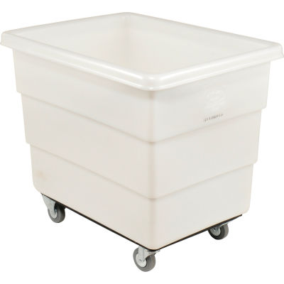 Dandux White Plastic Box Truck 51126014N-3S 14 Bushel Medium Duty