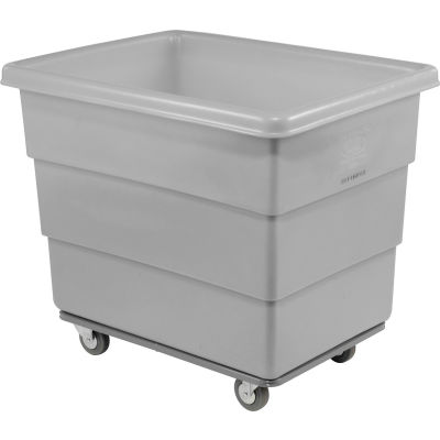Dandux Gray Plastic Box Truck 51116016A-4S 16 Bushel Heavy Duty