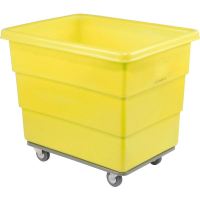 Dandux Yellow Plastic Box Truck 51116014Y-4S 14 Bushel Heavy Duty ...