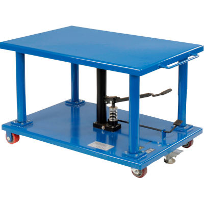 Global Industrial™ Work Positioning Post Lift Table Foot Control 2000 Lb. Cap. Plate-forme 48x32