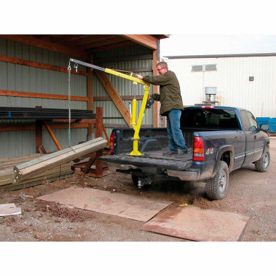 Steel Winch Operated Pickup Trailer Truck Jib Crane 1000 Lb Capacity Globalindustrial Ca