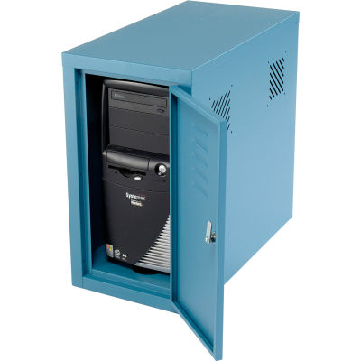 Industrial™ global sécurité informatique CPU inclus armoire side-car, bleu