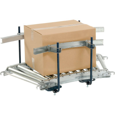 Steel Guard Rail Kit (Pair) GCBS-10-1.6-A for Omni Metalcraft 10' Straight Roller Conveyor