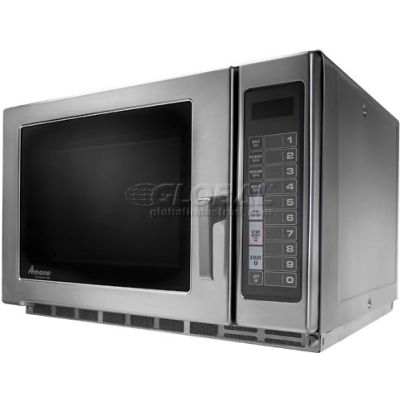 Amana® RFS12TS, Heavy Duty Commercial Microwave, 1.2 Cu. Ft., 1200 Watt, Keypad,