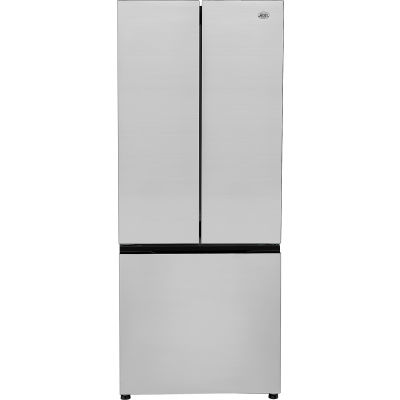 Nexel® Réfrigérateur et congélateur Ensemble, 16 pi³, Portes françaises, Acier inoxydable