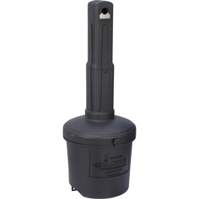 Global Industrial Outdoor Ashtray, 5 Gallon, Black