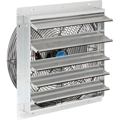 Continental Dynamics® Direct Drive 18 » Ventilateur d’échappement W / Shutter, 3 vitesses, 5250 CFM, 1/8HP, 1Phase