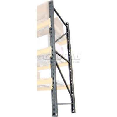 Husky Rack & Wire Lynx/Double Slotted Pallet Rack Upright - 42"D x 72"H