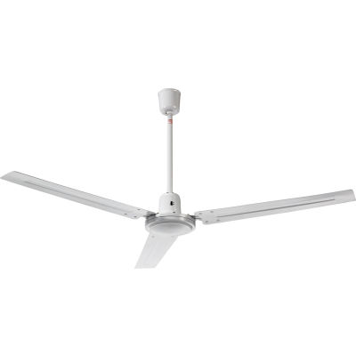 Global Industrial™ 56" Industrial Ceiling Fan - White - 4 Speed - 6500 CFM - 120V