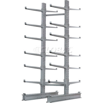 Piétement luge unité de Rack Double face Starter HD (série 2000), 72" W x 107" D x 12' H, 17000 Lbs Cap