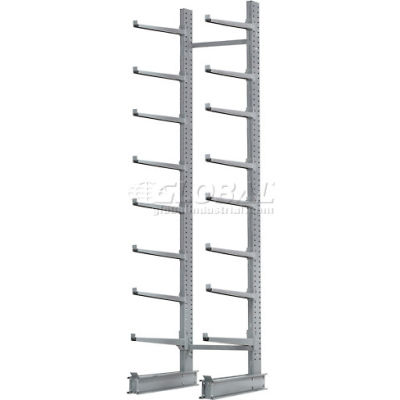 Démarreur de rack cantilever industriel™ monoface global, lèvre 2 », 72"Lx61"Dx144"H