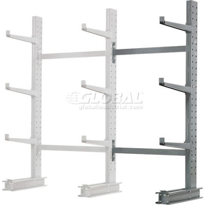 Global Industrial™ Single Side Cantilever Rack Add-On, lèvre 2 », 48"Lx33"Dx72"H